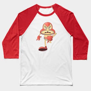 Masked Wrestler Baseball T-Shirt